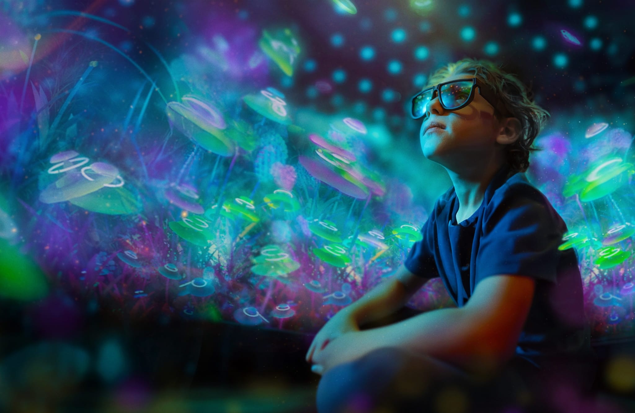 Mesmerica XL Key Art Boy in Glasses