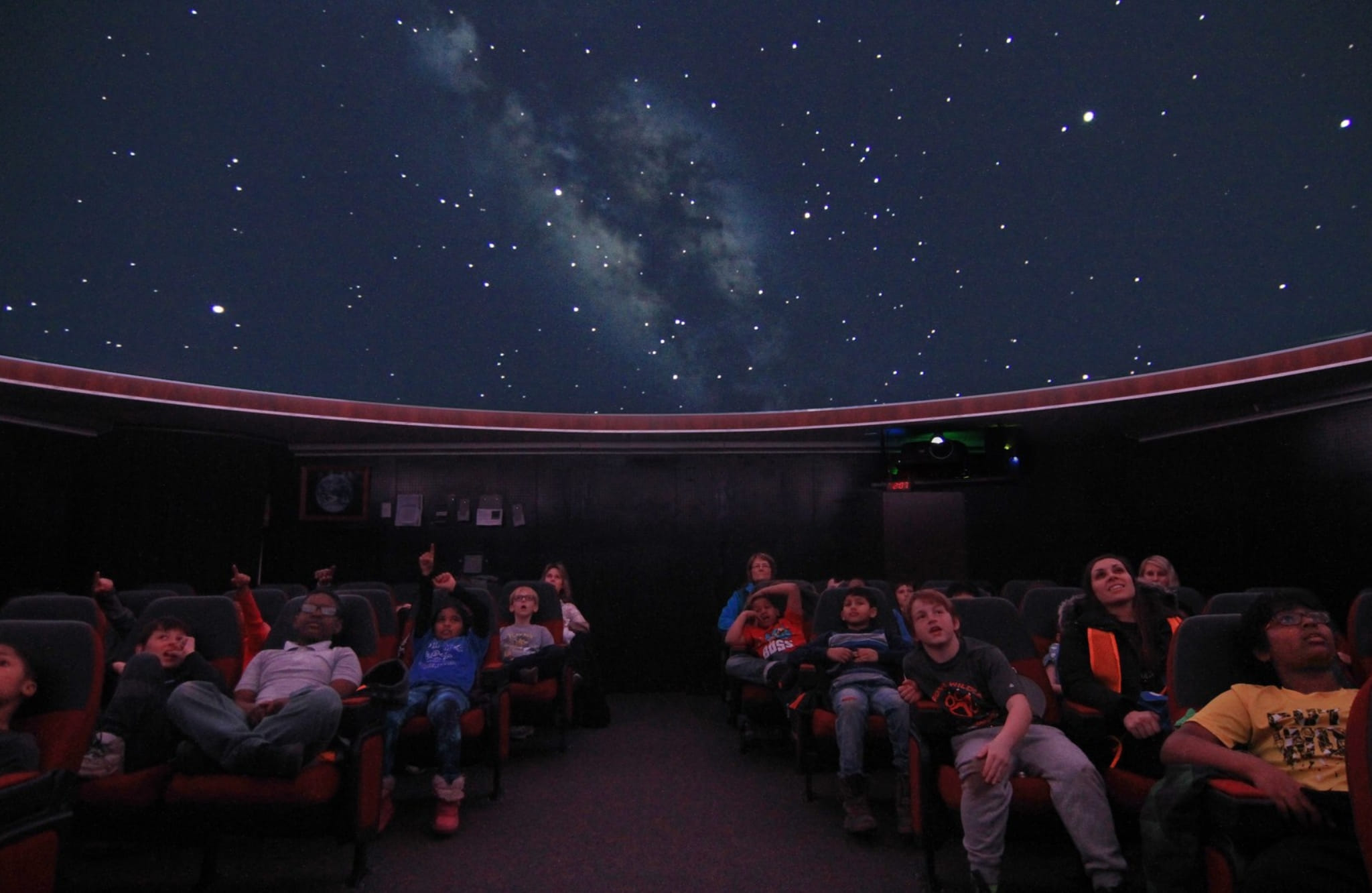 Madison Metropolitan School District Planetarium Interior Dark
